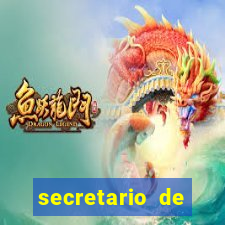 secretario de esporte salario